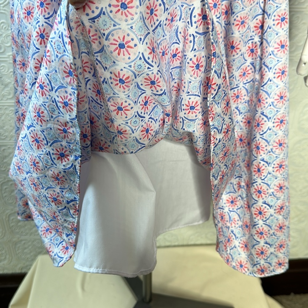 Joules Pink and White Floral Dress - Picture 8 of 13